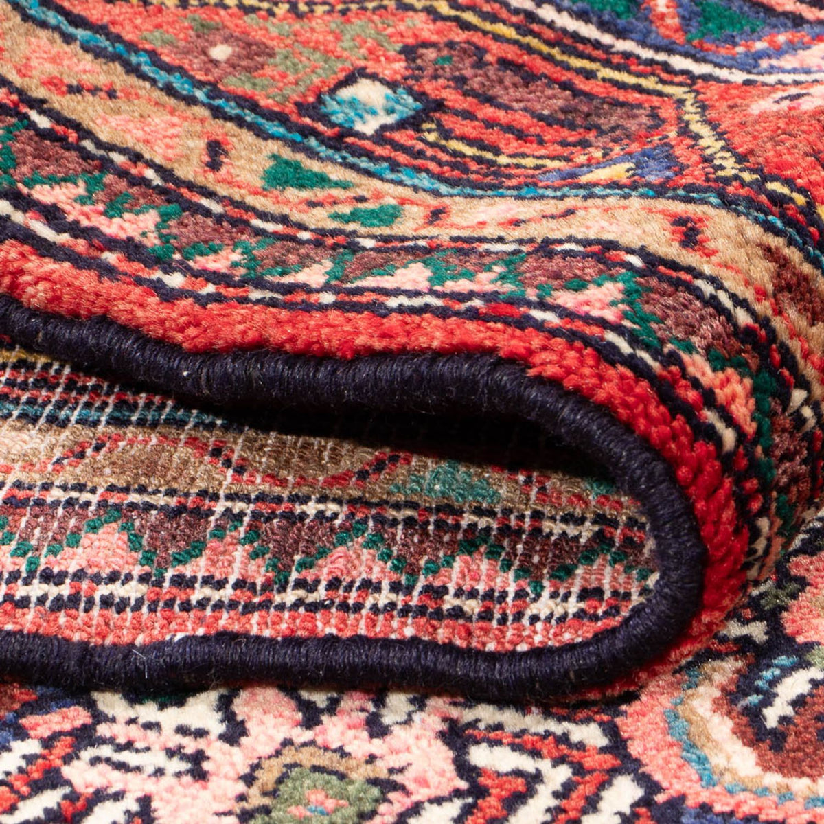 Perski dywan - Nomadyczny - 163 x 105 cm - czerwony