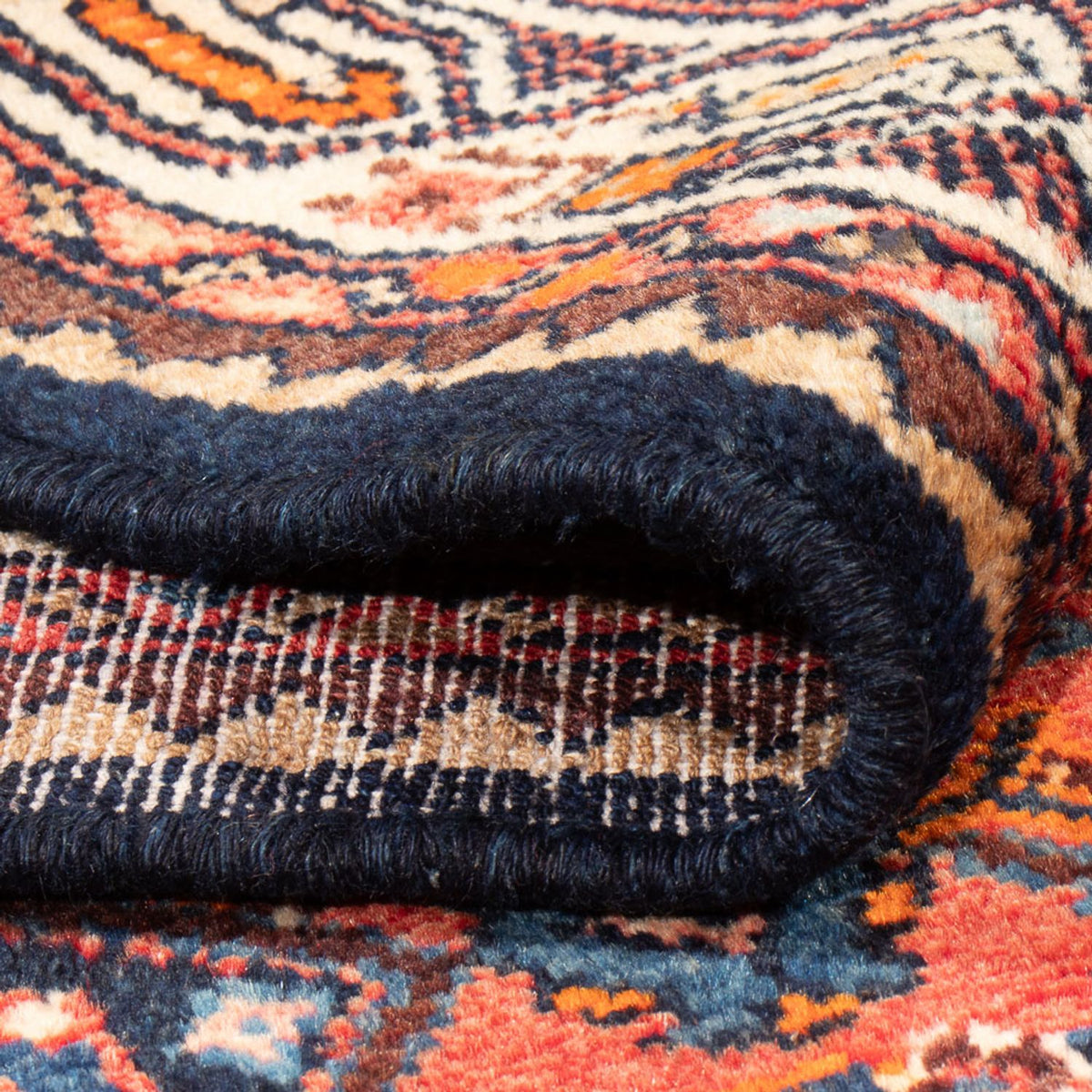 Perski dywan - Nomadyczny - 205 x 130 cm - czerwony