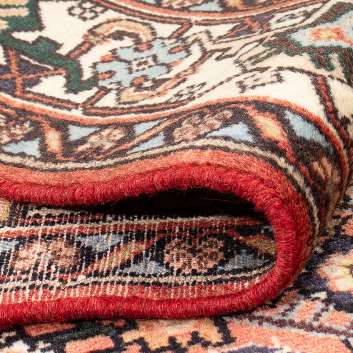 Perski dywan - Nomadyczny - 192 x 128 cm - czerwony