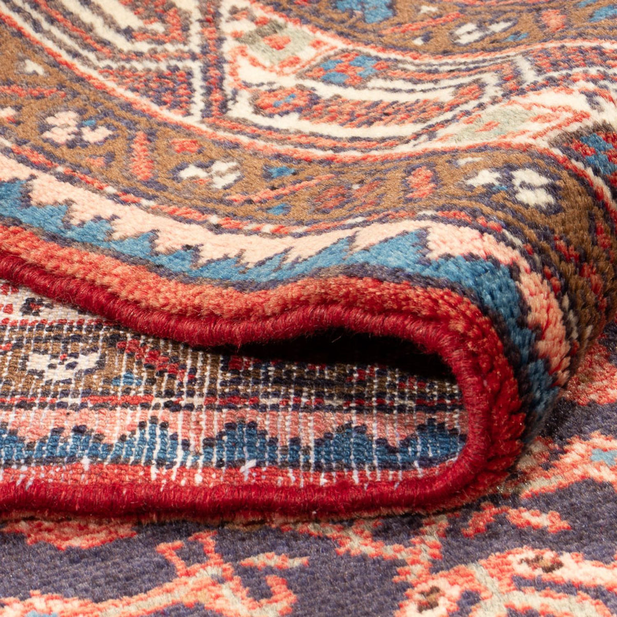 Perski dywan - Nomadyczny - 215 x 132 cm - ciemnoniebieski