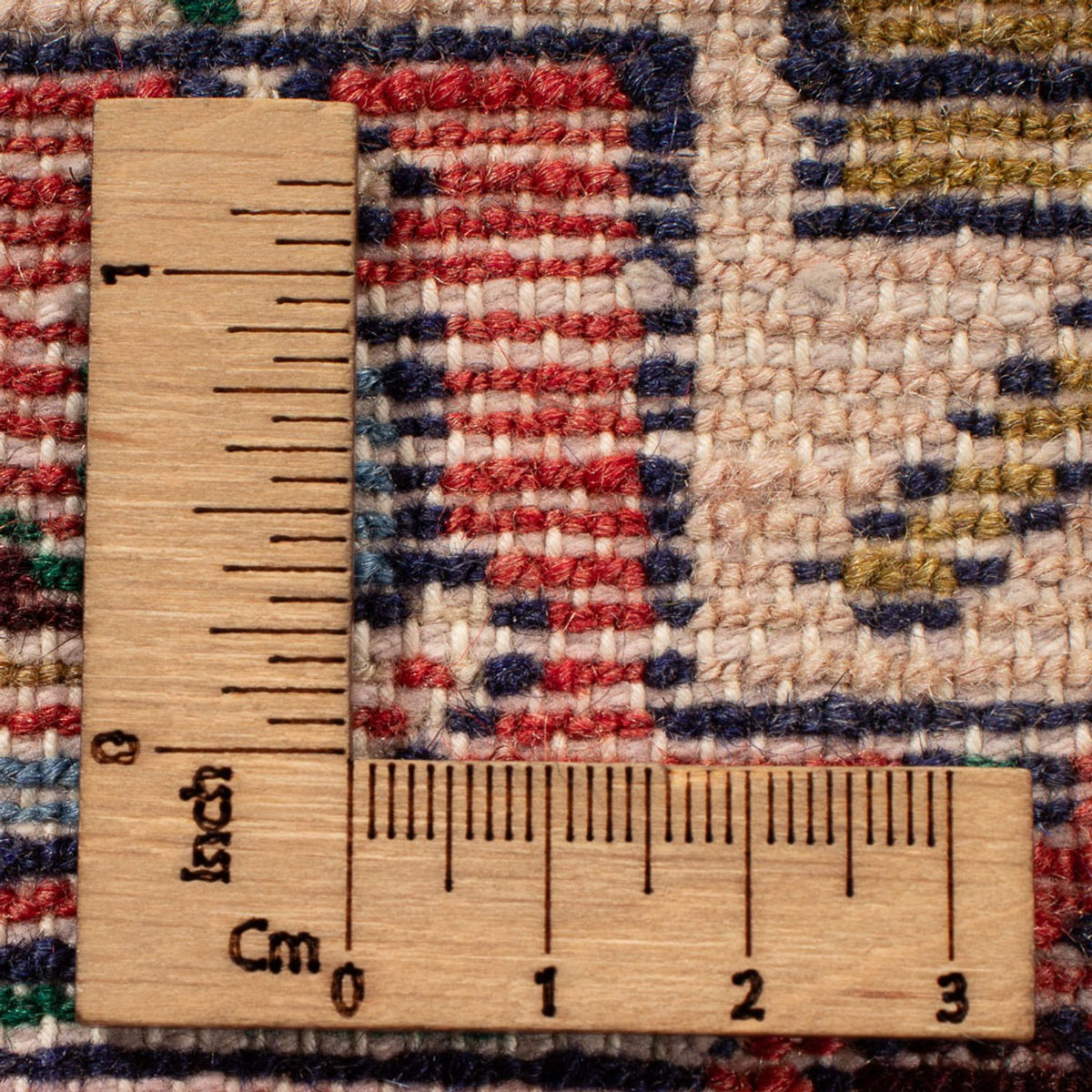 Perski dywan - Nomadyczny - 194 x 125 cm - kremowy