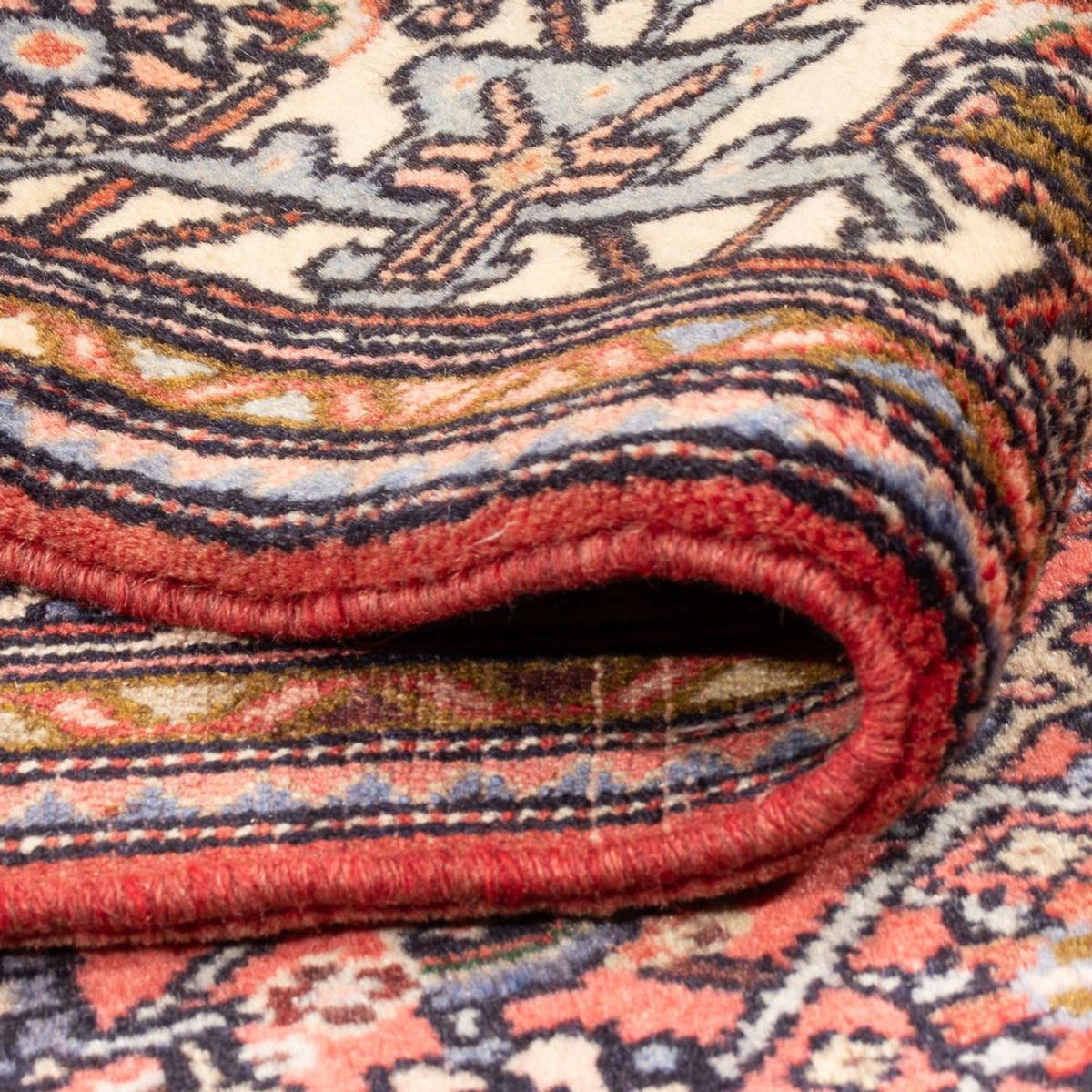 Perski dywan - Nomadyczny - 196 x 123 cm - czerwony