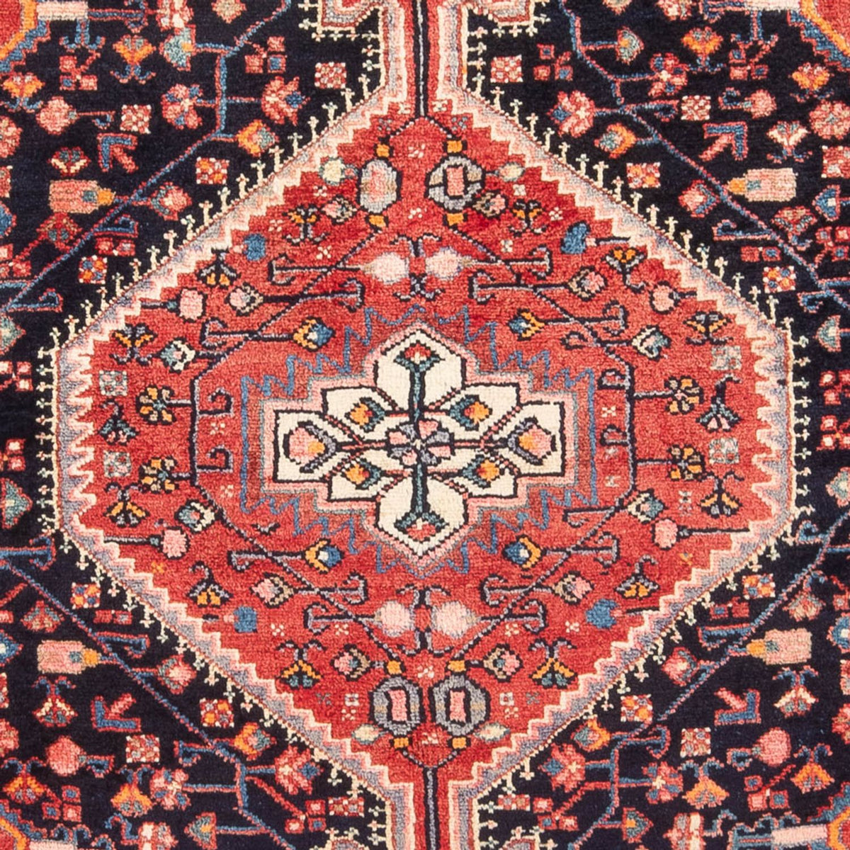 Biegacz Perski dywan - Nomadyczny - 224 x 129 cm - ciemnoniebieski