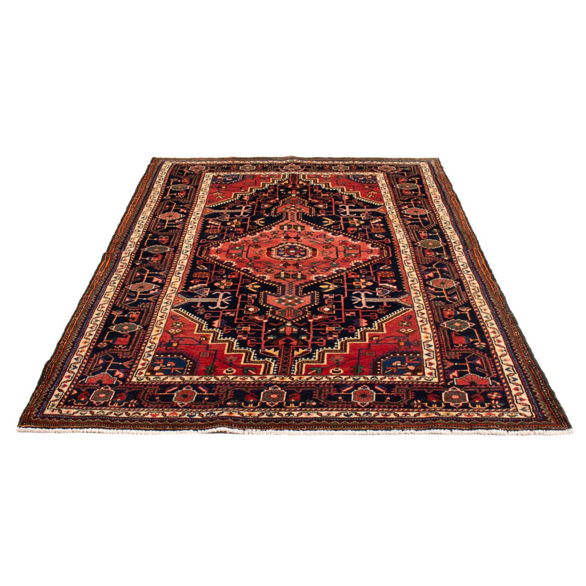 Perski dywan - Nomadyczny - 215 x 137 cm - ciemnoniebieski