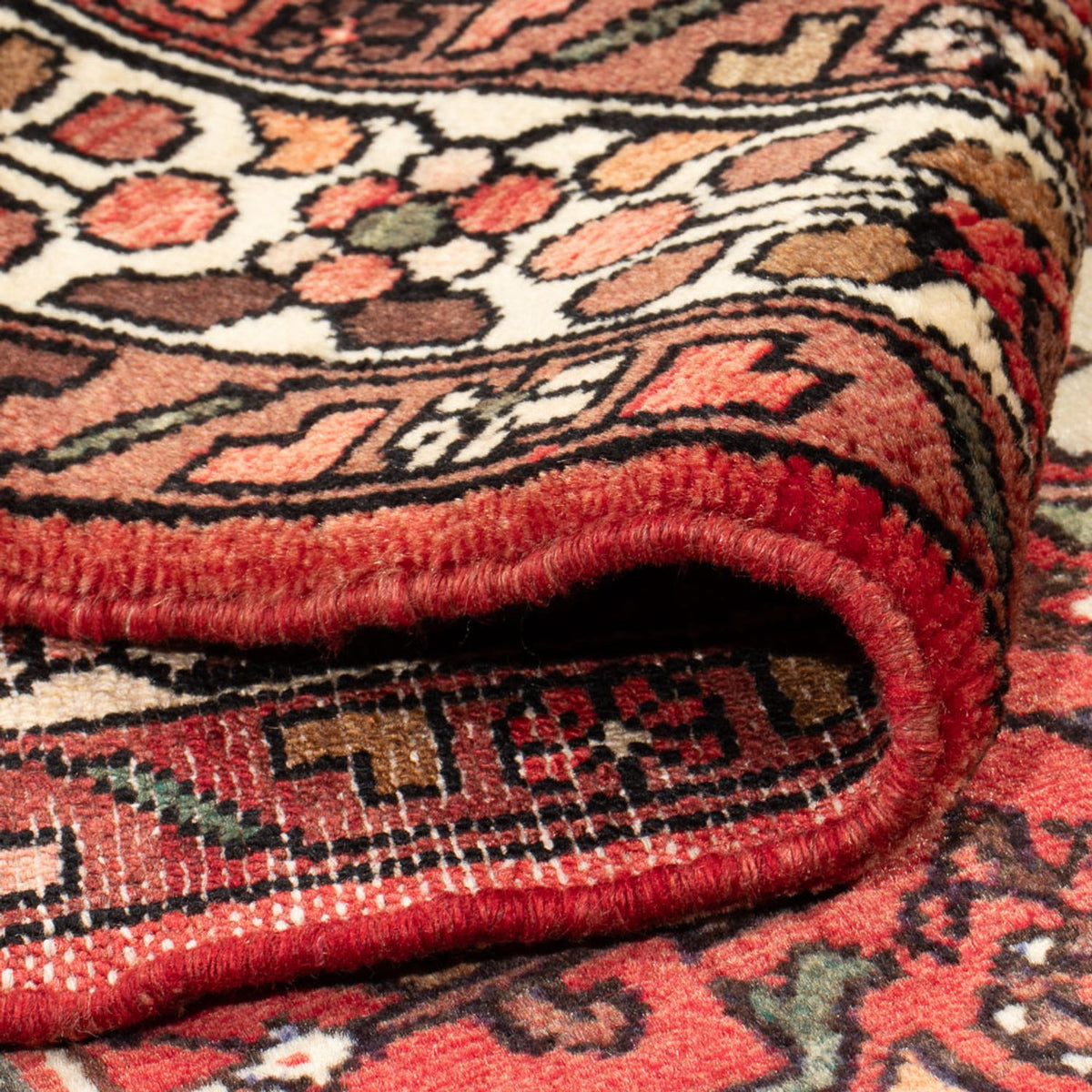 Perski dywan - Nomadyczny - 198 x 136 cm - czerwony