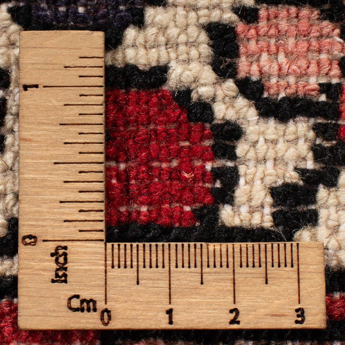 Perski dywan - Nomadyczny - 198 x 136 cm - czerwony