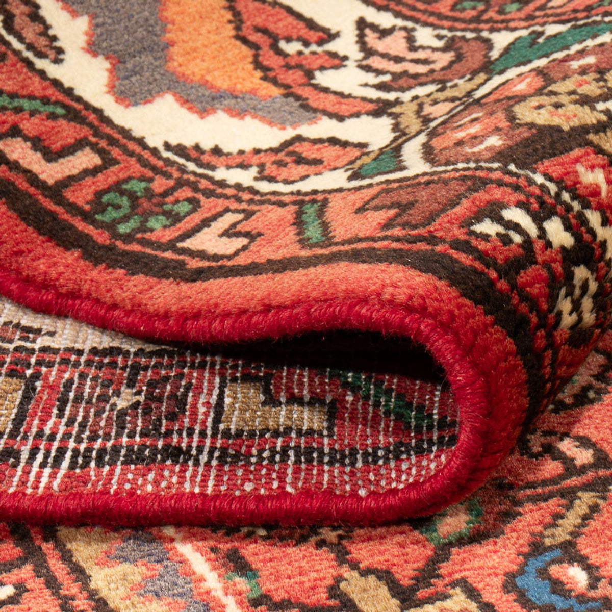 Perski dywan - Nomadyczny - 210 x 140 cm - czerwony