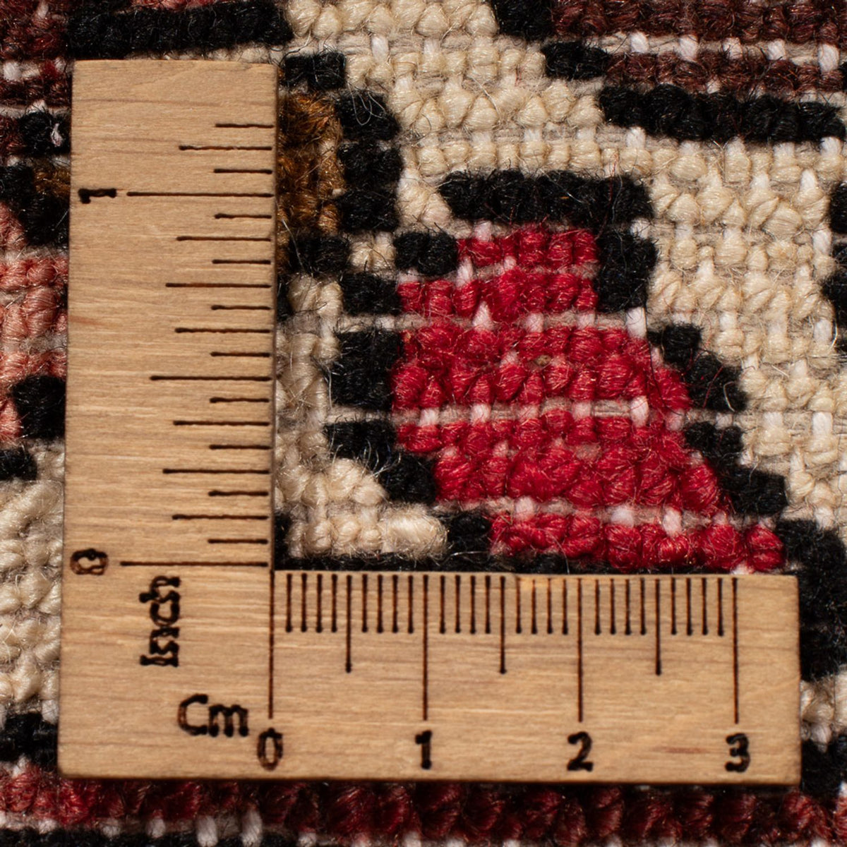 Perski dywan - Nomadyczny - 203 x 128 cm - czerwony