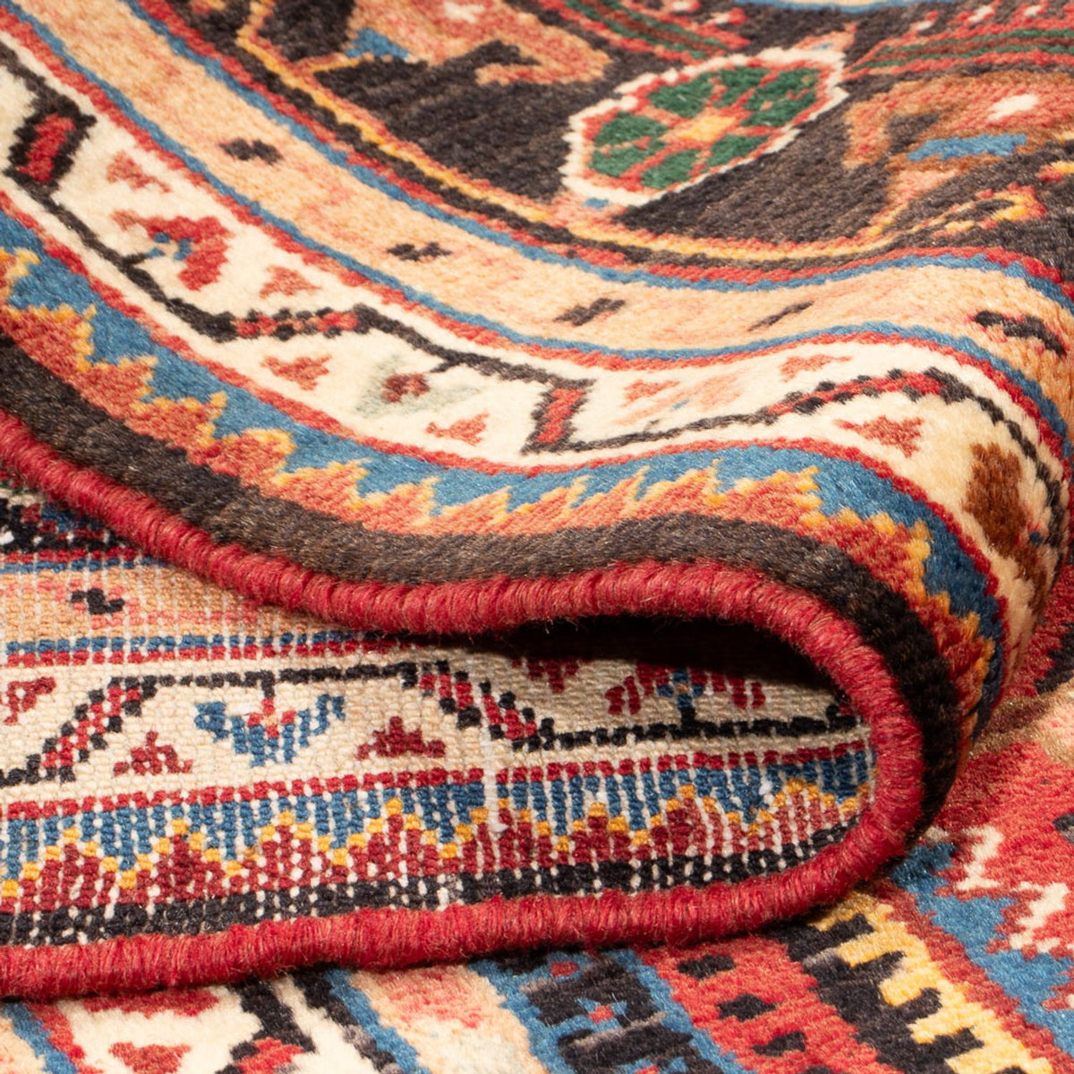 Perski dywan - Nomadyczny - 236 x 137 cm - ciemnoniebieski