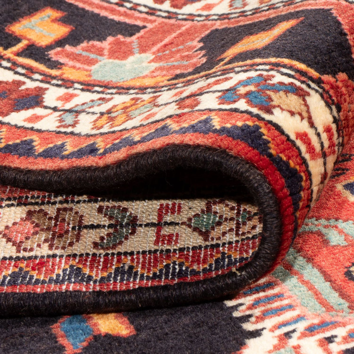 Perski dywan - Nomadyczny - 215 x 145 cm - czerwony