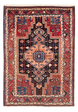 Perski dywan - Nomadyczny - 165 x 111 cm - ciemnoniebieski