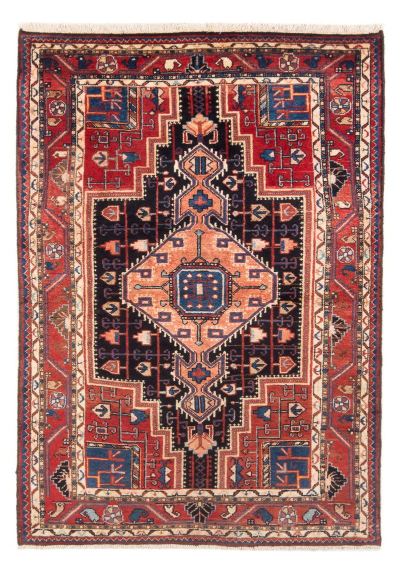 Perski dywan - Nomadyczny - 165 x 111 cm - ciemnoniebieski