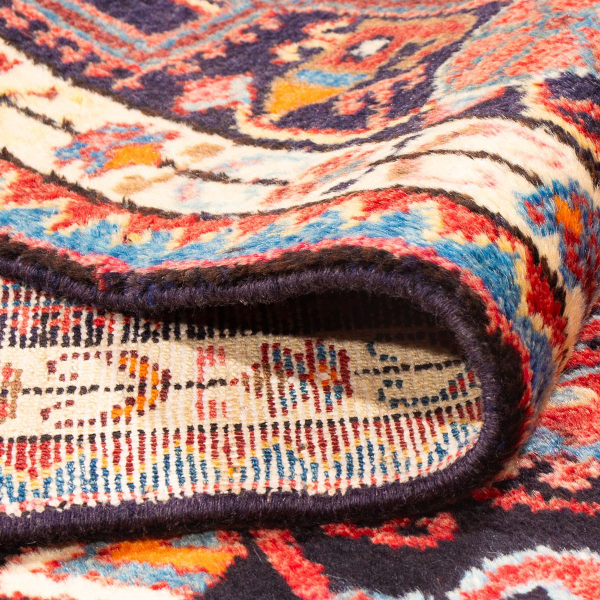 Perski dywan - Nomadyczny - 234 x 155 cm - jasna czerwień