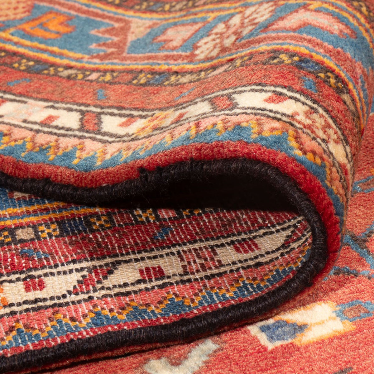 Perski dywan - Nomadyczny - 225 x 160 cm - czerwony