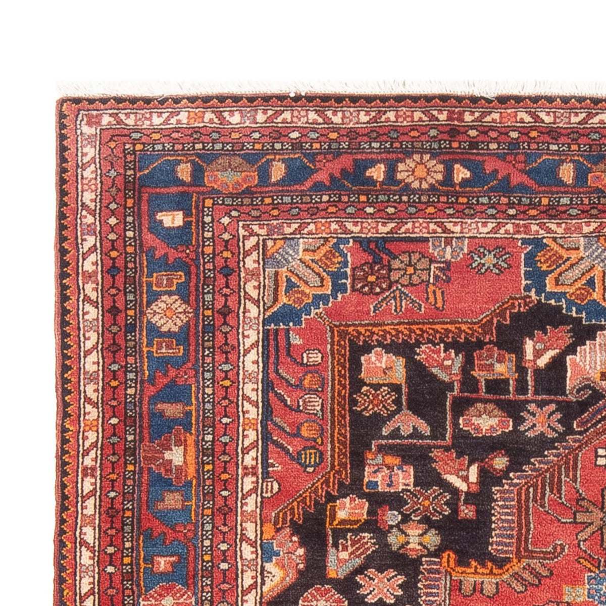 Perski dywan - Nomadyczny - 221 x 154 cm - jasna czerwień