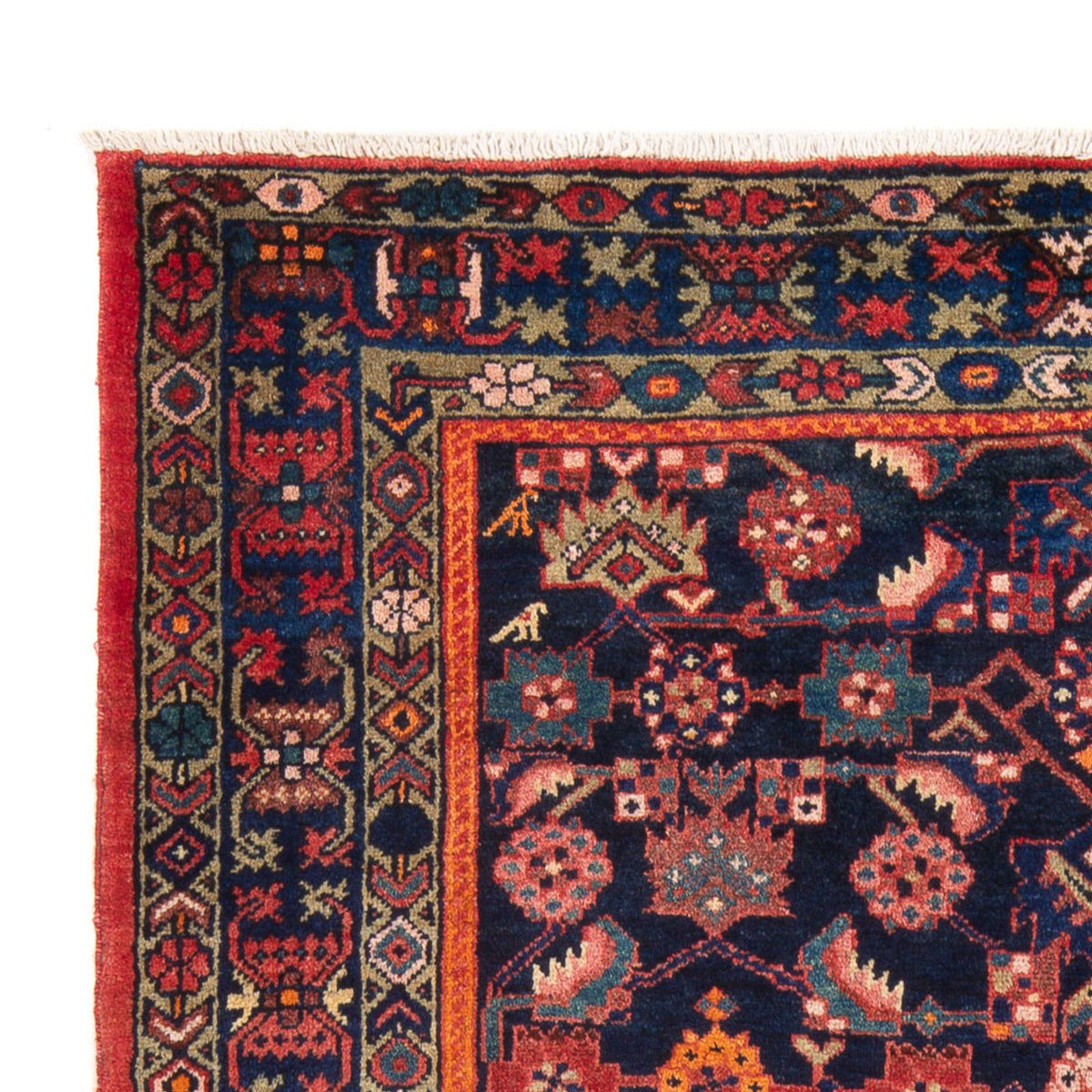 Perski dywan - Nomadyczny - 205 x 155 cm - ciemnoniebieski