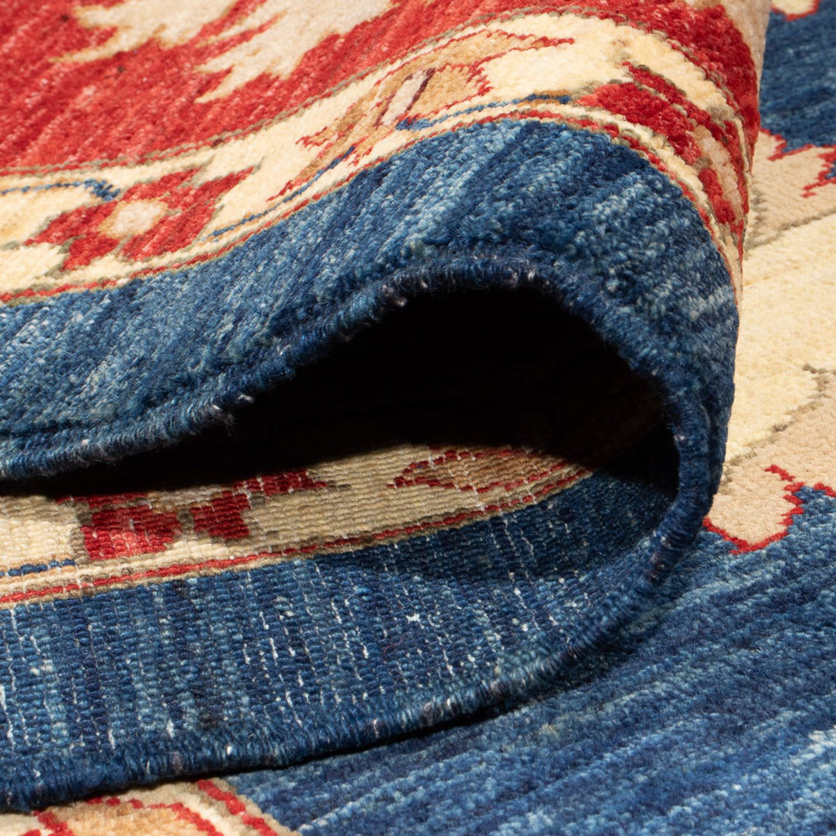 Dywan Zieglera - 379 x 276 cm - ciemnoniebieski