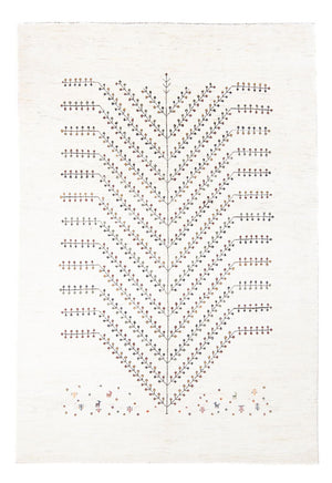 Dywan Gabbeh - Loribaft Perski - 233 x 166 cm - biały