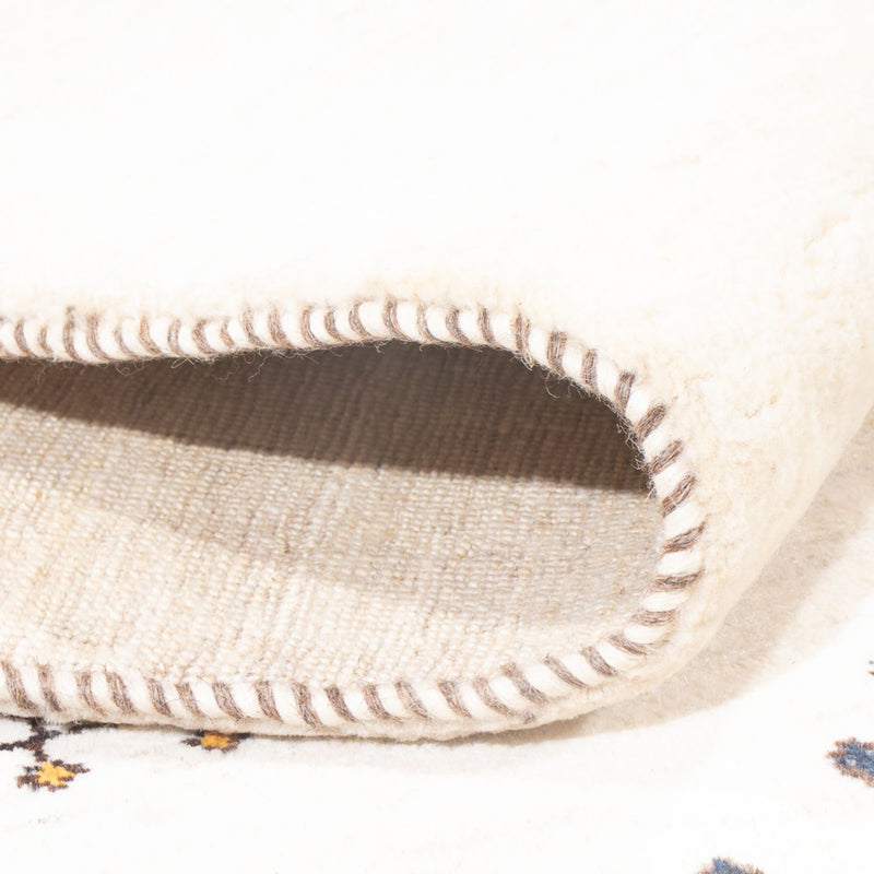 Dywan Gabbeh - Loribaft Perski - 233 x 166 cm - biały