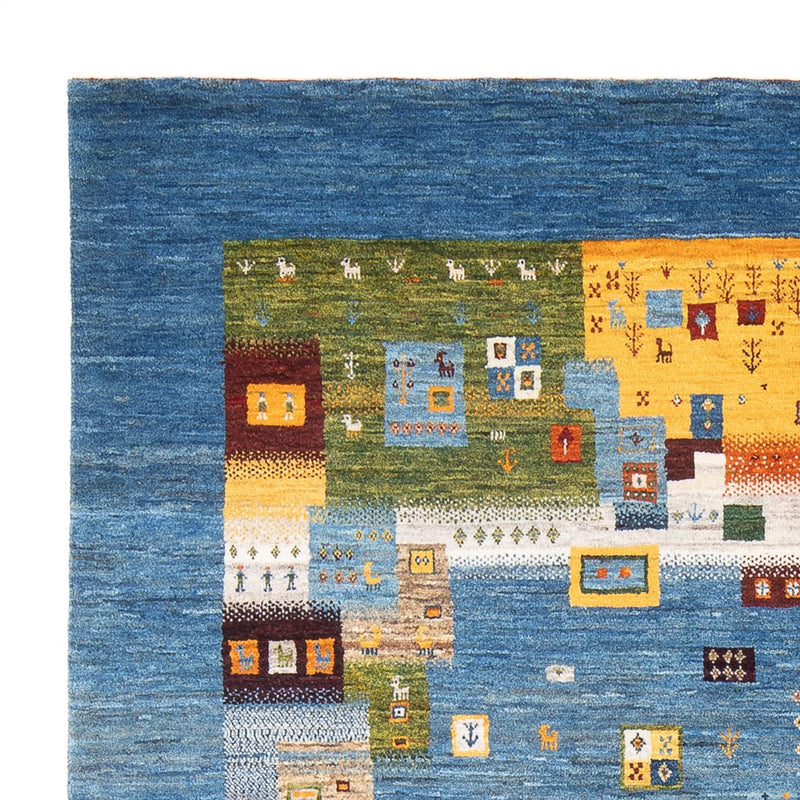 Dywan Gabbeh - Loribaft Perski - 237 x 180 cm - wielokolorowy