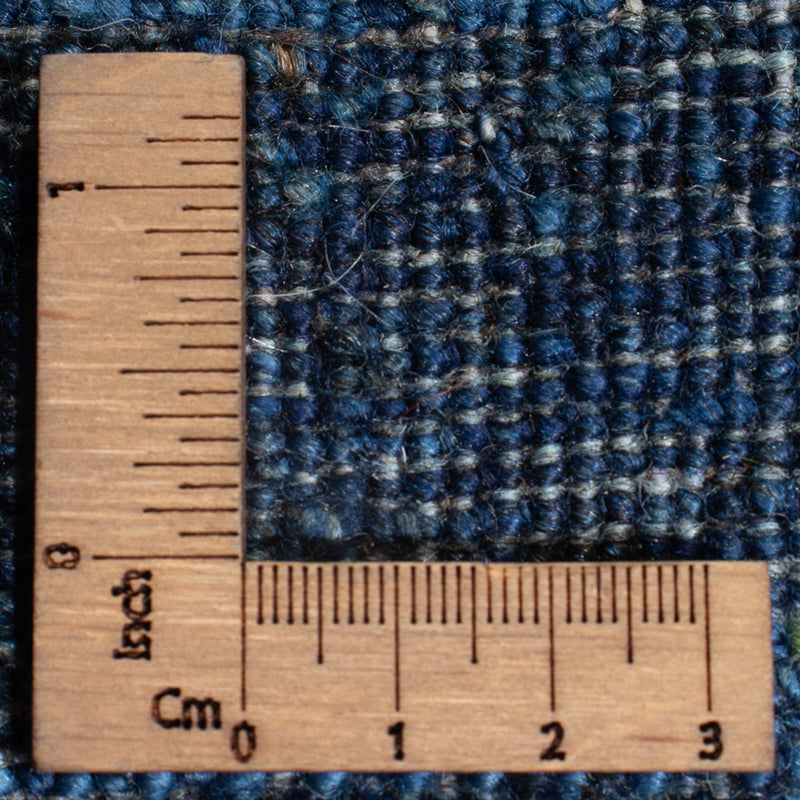 Dywan Gabbeh - Loribaft Perski - 216 x 183 cm - ciemnoniebieski