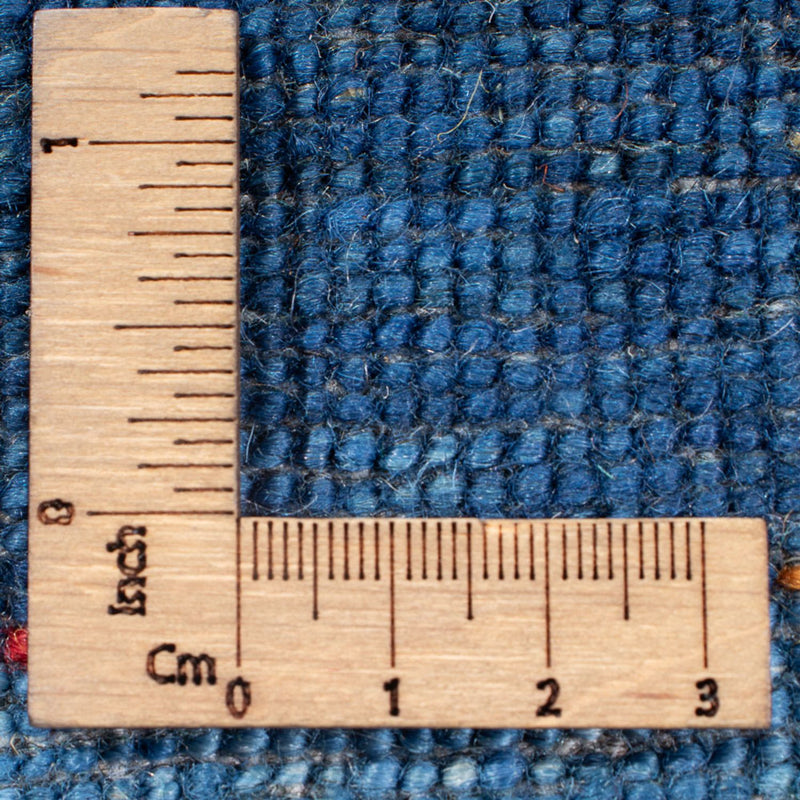 Dywan Gabbeh - Loribaft Perski - 252 x 173 cm - ciemnoniebieski