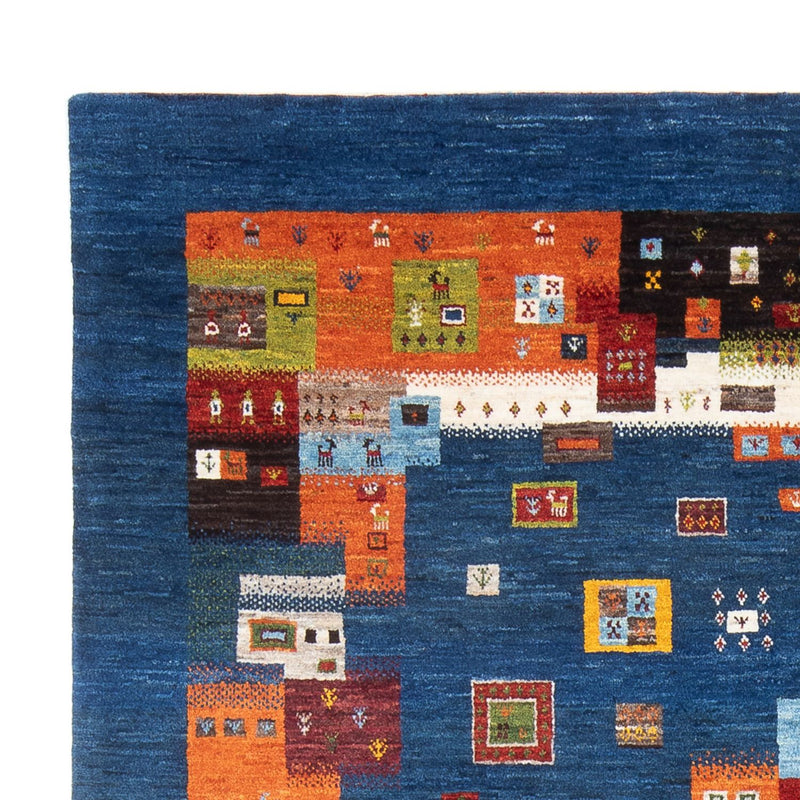 Dywan Gabbeh - Loribaft Perski - 254 x 178 cm - wielokolorowy