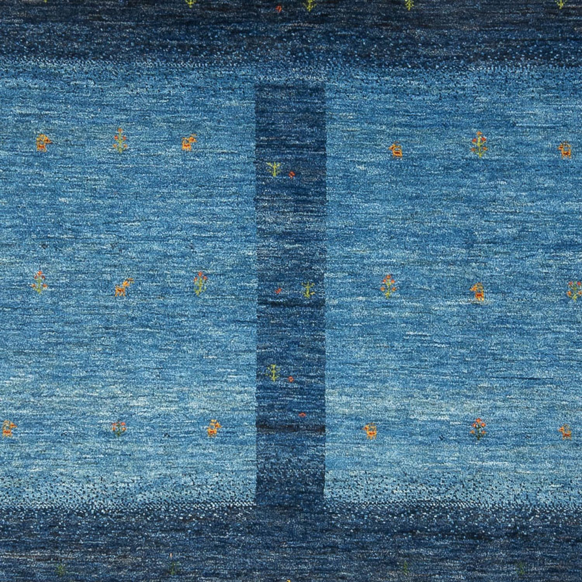 Dywan Gabbeh - Loribaft Perski - 250 x 170 cm - ciemnoniebieski