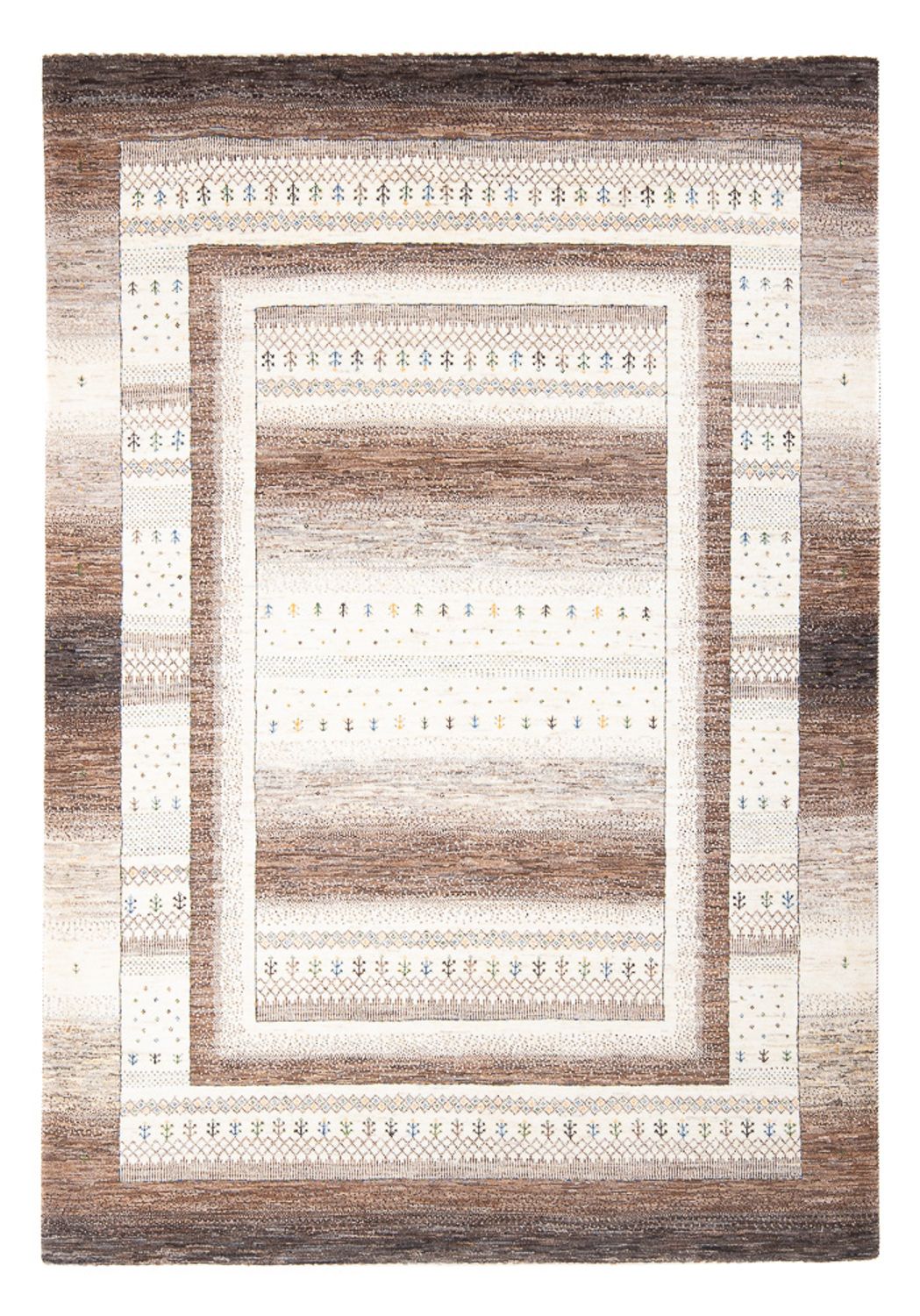 Dywan Gabbeh - Loribaft Perski - 244 x 177 cm - wielokolorowy