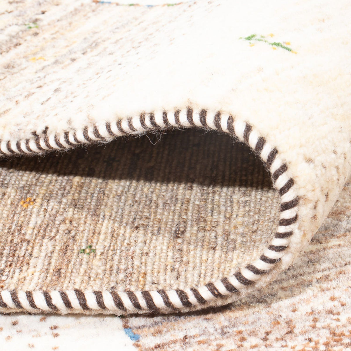 Dywan Gabbeh - Loribaft Perski - 244 x 177 cm - wielokolorowy