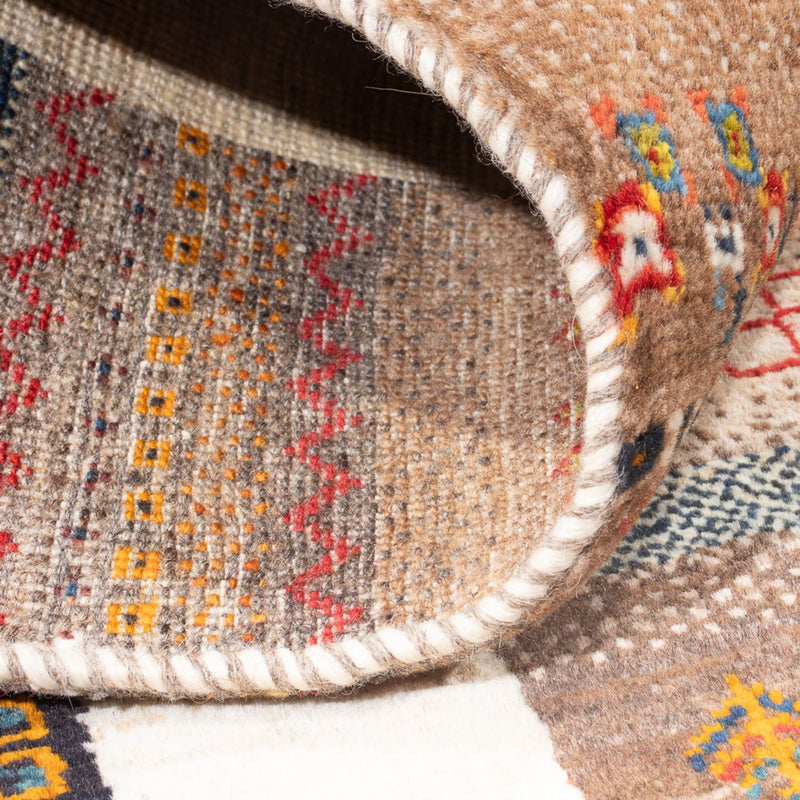 Dywan Gabbeh - Loribaft Perski - 226 x 160 cm - wielokolorowy