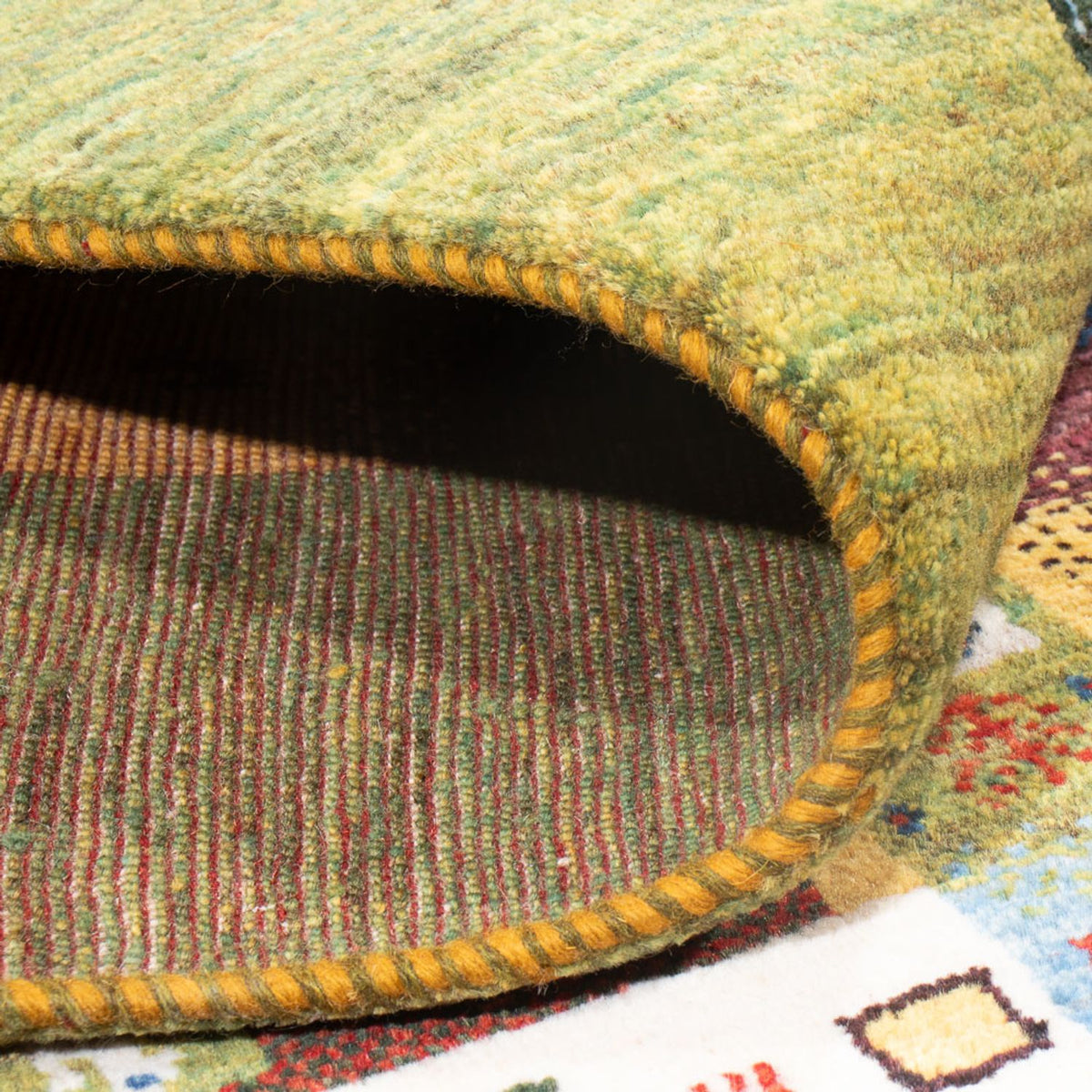 Dywan Gabbeh - Loribaft Perski - 236 x 175 cm - wielokolorowy