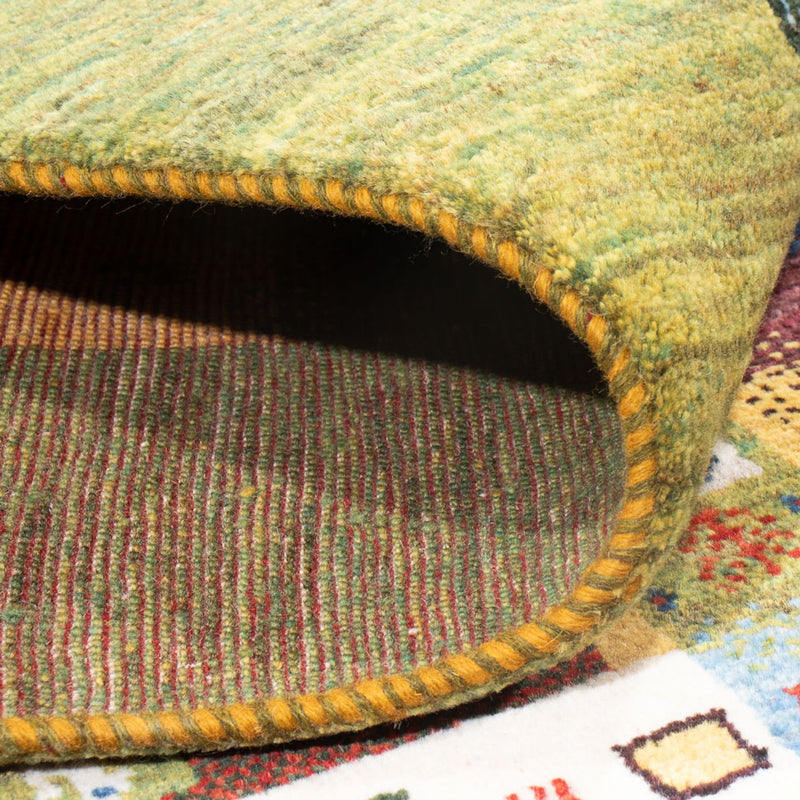 Dywan Gabbeh - Loribaft Perski - 236 x 175 cm - wielokolorowy