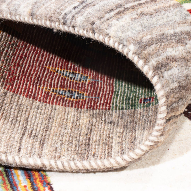 Dywan Gabbeh - Loribaft Perski - 258 x 178 cm - wielokolorowy