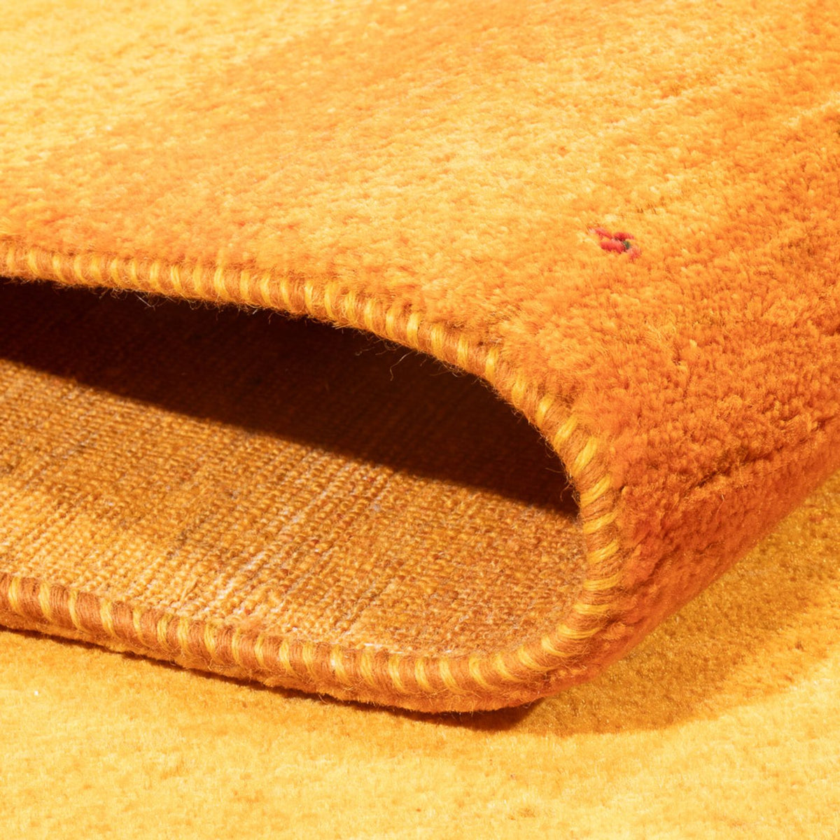 Dywan Gabbeh - Loribaft Perski - 236 x 173 cm - pomarańczowy