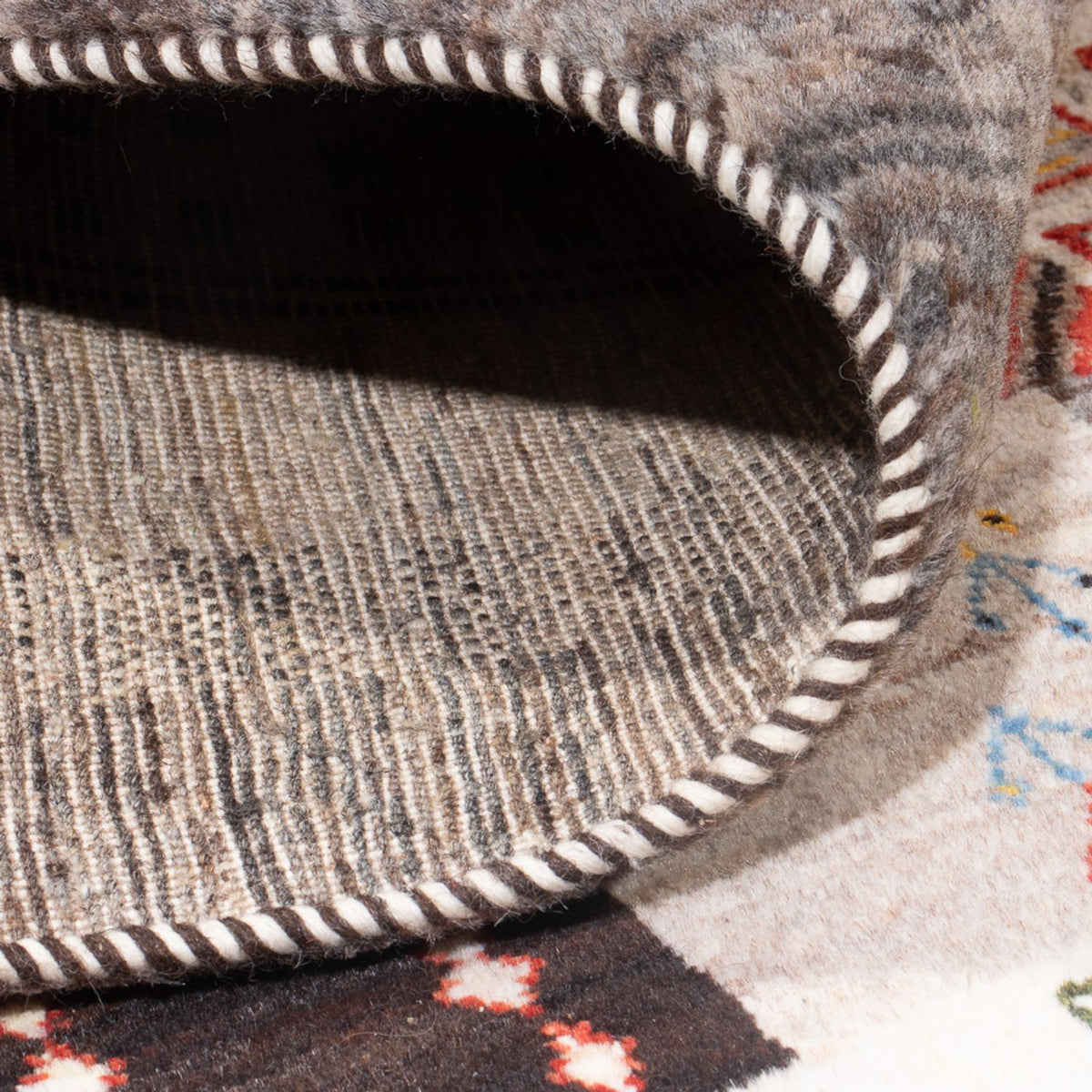 Dywan Gabbeh - Loribaft Perski - 255 x 196 cm - wielokolorowy