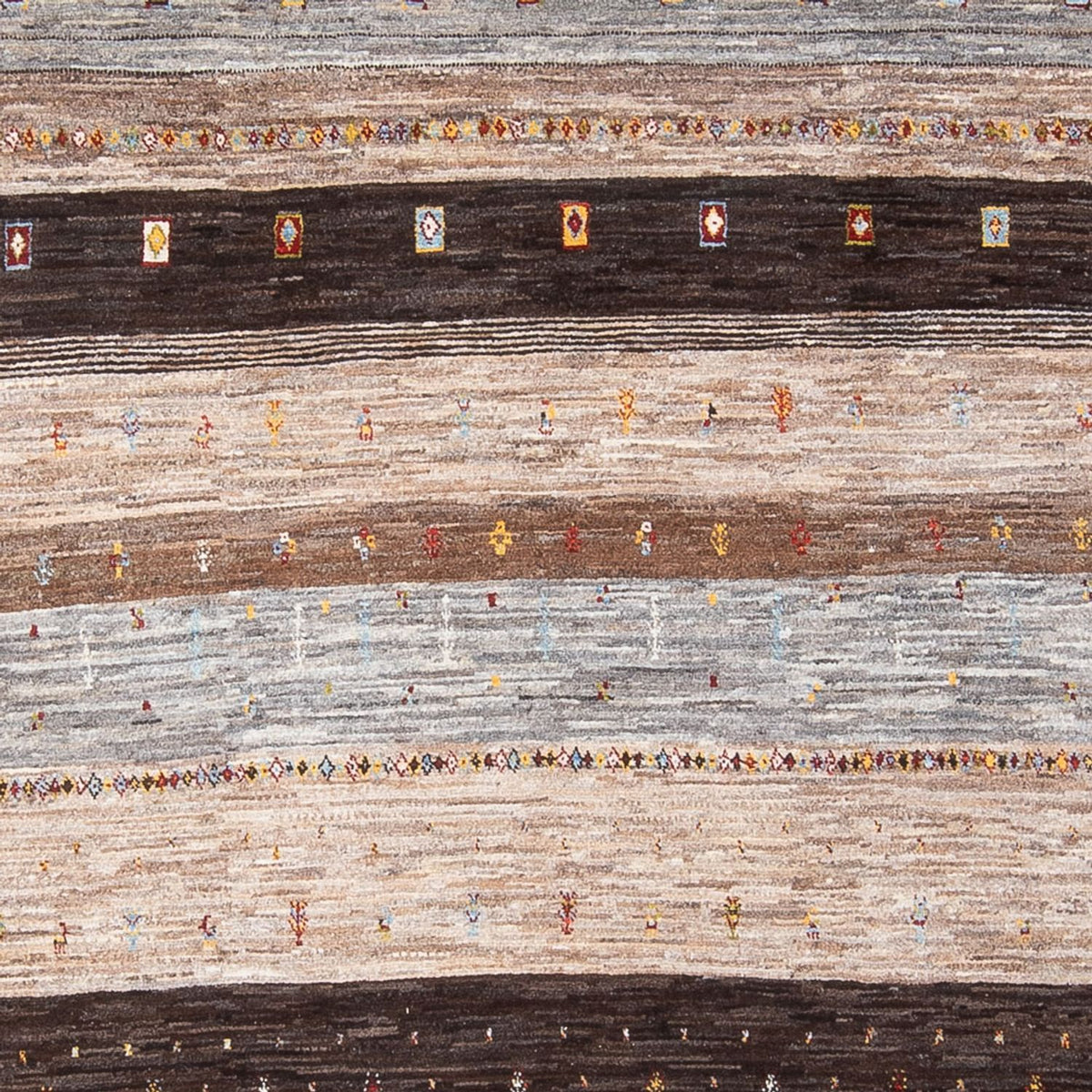 Dywan Gabbeh - Loribaft Perski - 301 x 203 cm - wielokolorowy