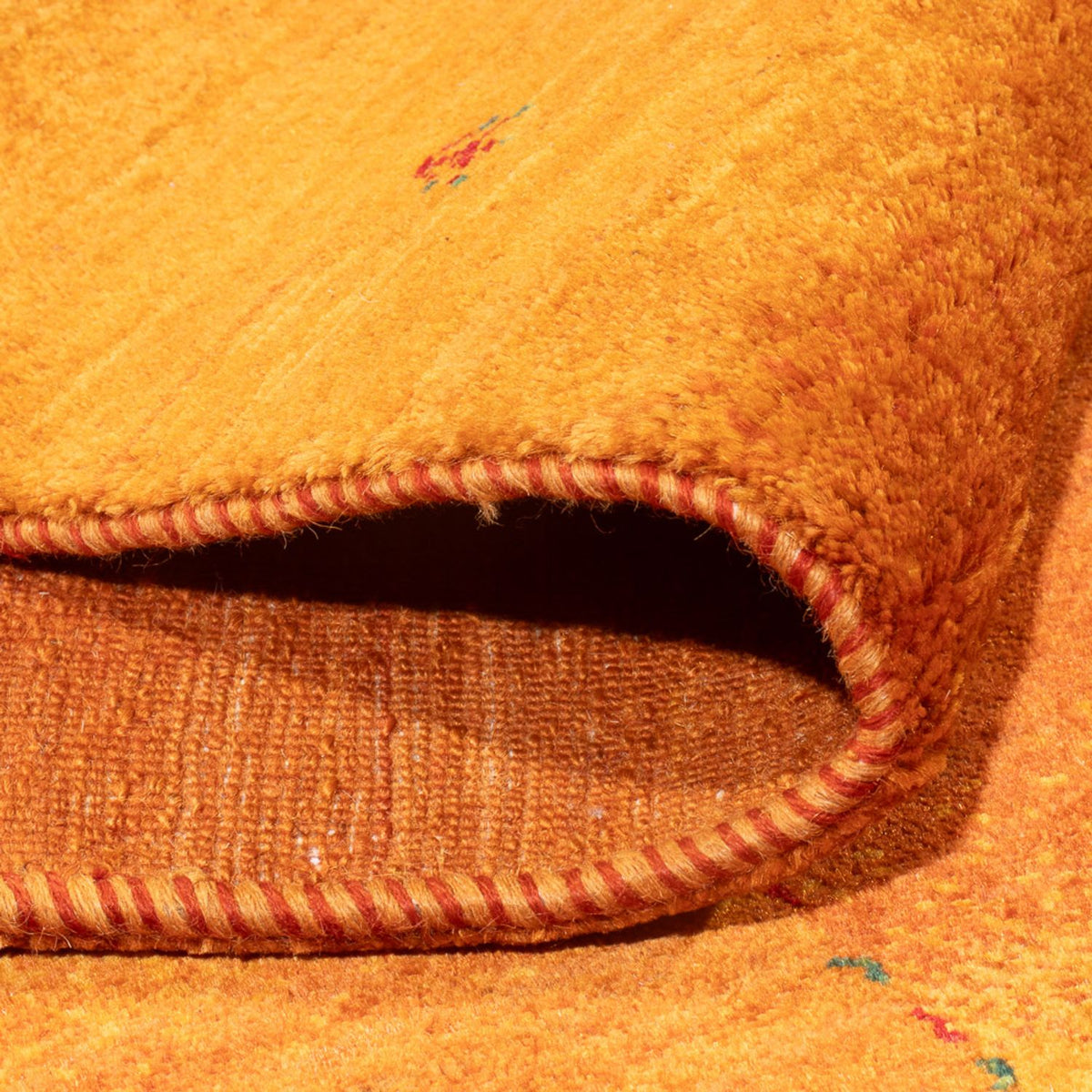 Dywan Gabbeh - Loribaft Perski - 290 x 208 cm - pomarańczowy