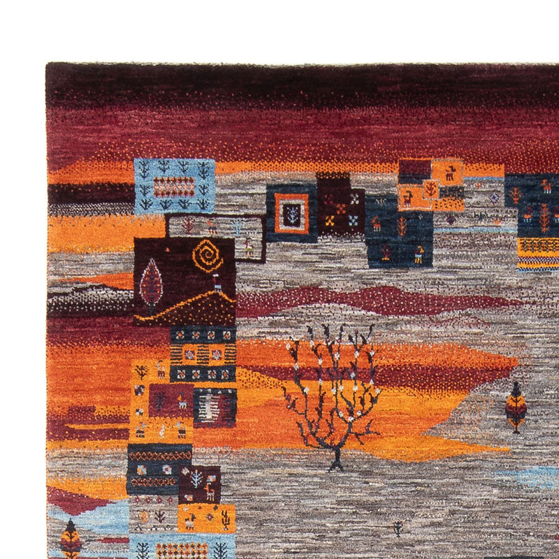 Dywan Gabbeh - Loribaft Perski - 276 x 204 cm - wielokolorowy