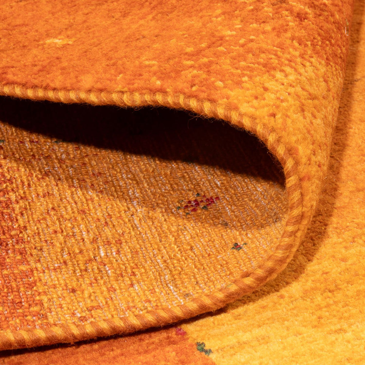 Dywan Gabbeh - Loribaft Perski - 302 x 219 cm - pomarańczowy