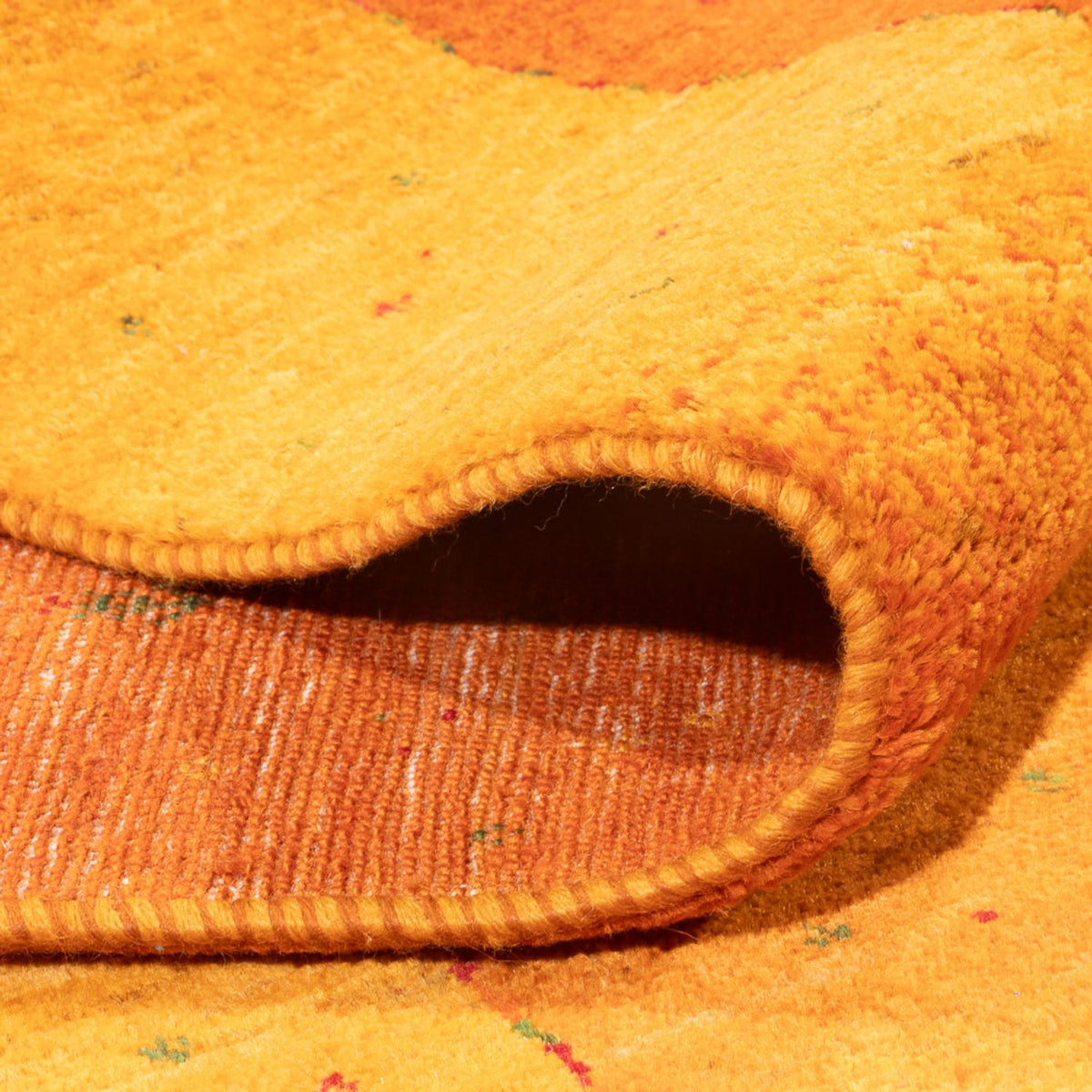 Dywan Gabbeh - Loribaft Perski - 293 x 219 cm - pomarańczowy