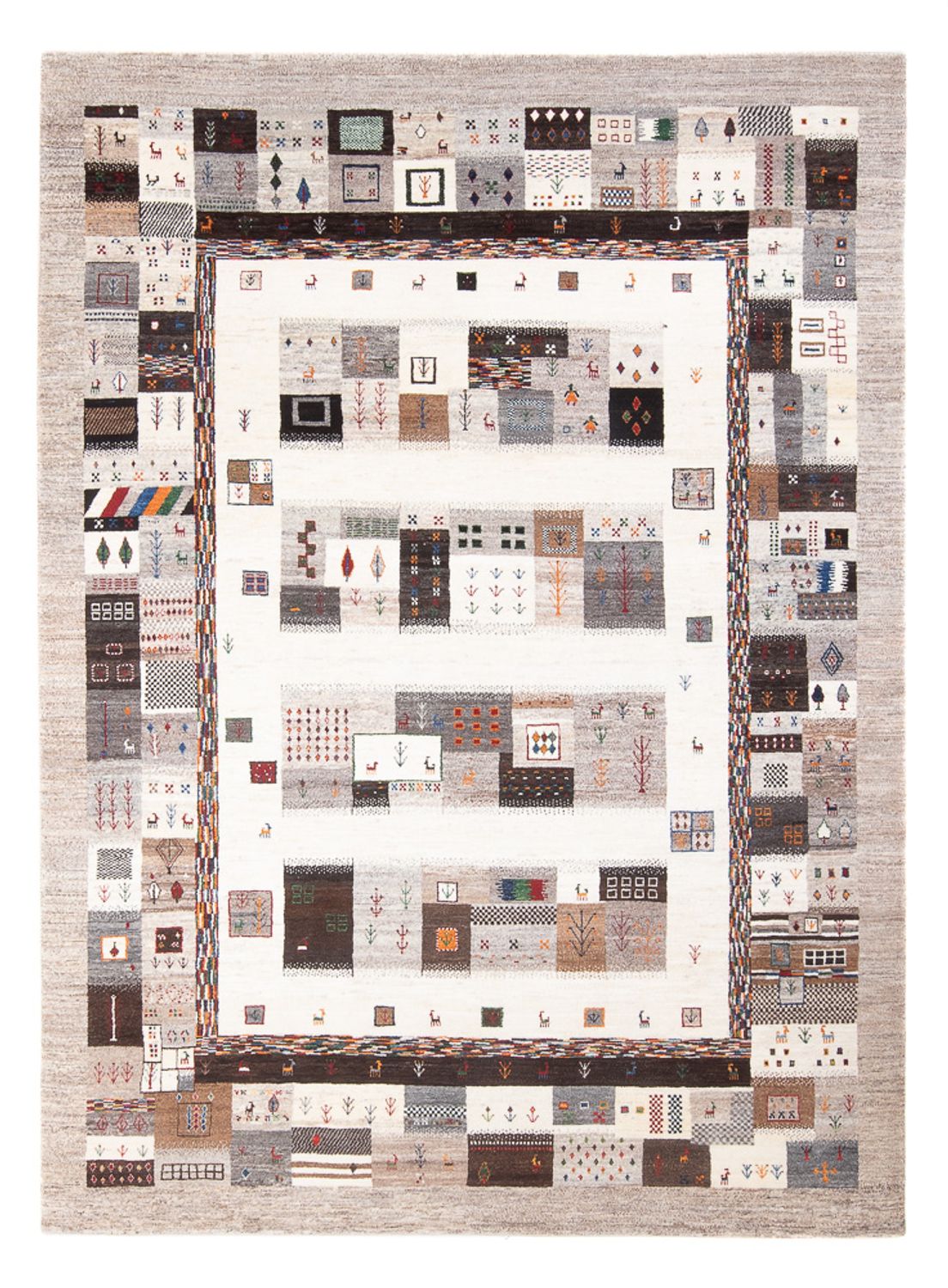 Dywan Gabbeh - Loribaft Perski - 278 x 201 cm - wielokolorowy