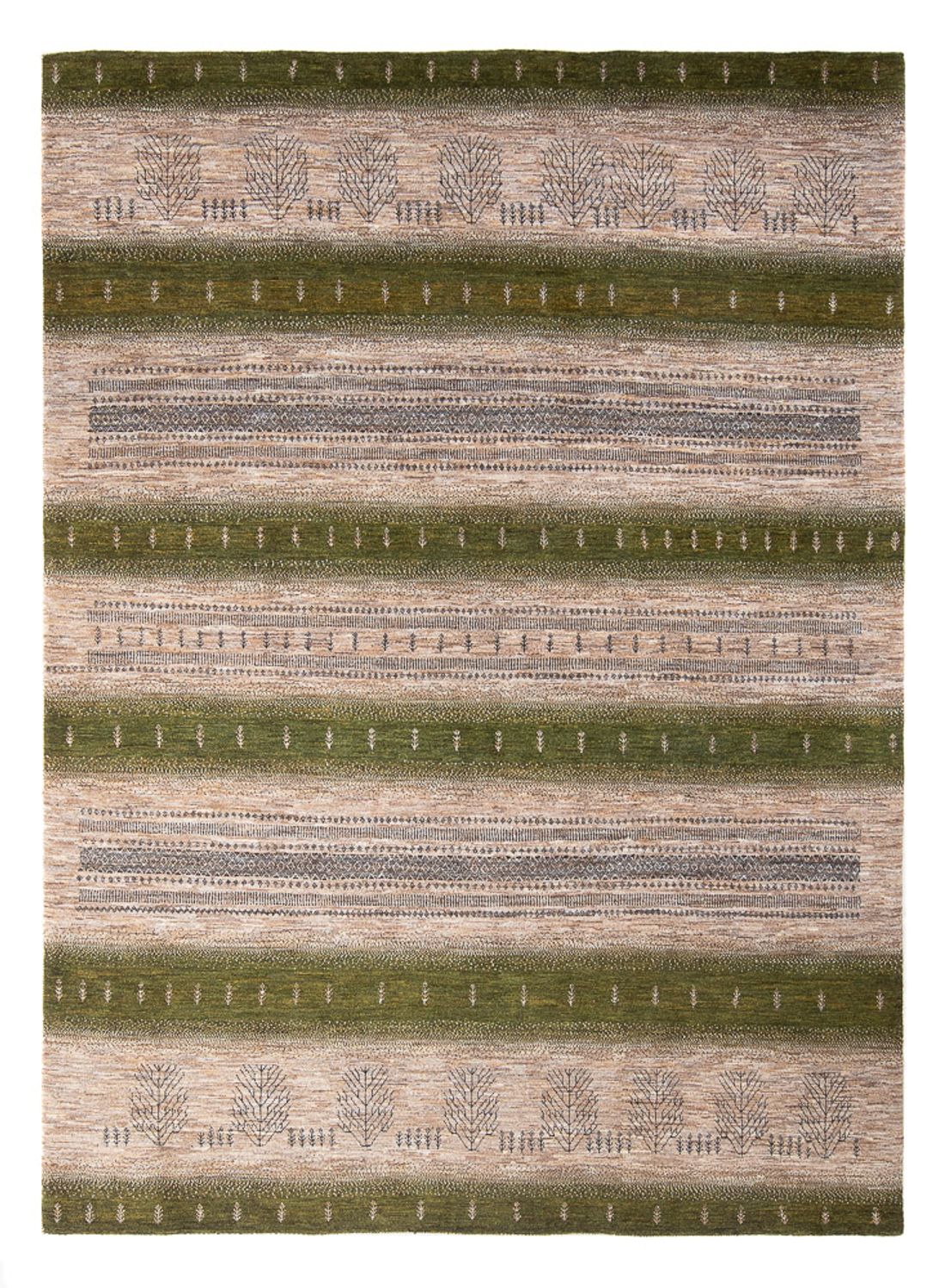 Dywan Gabbeh - Loribaft Perski - 294 x 220 cm - wielokolorowy