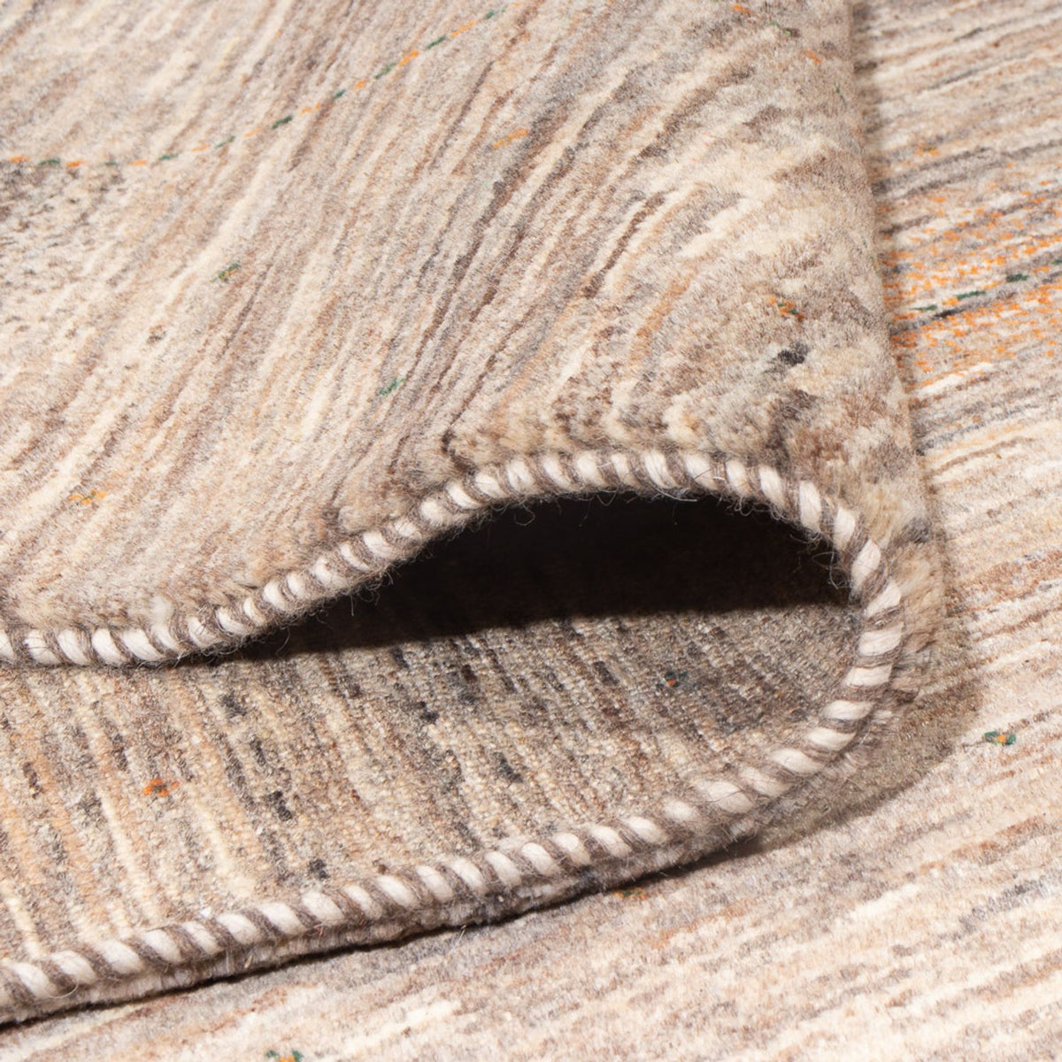 Dywan Gabbeh - Loribaft Perski - 307 x 228 cm - ciemny beż