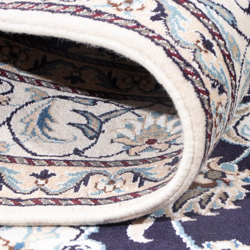 Dywan perski - Nain - Królewski - 198 x 147 cm - ciemnoniebieski