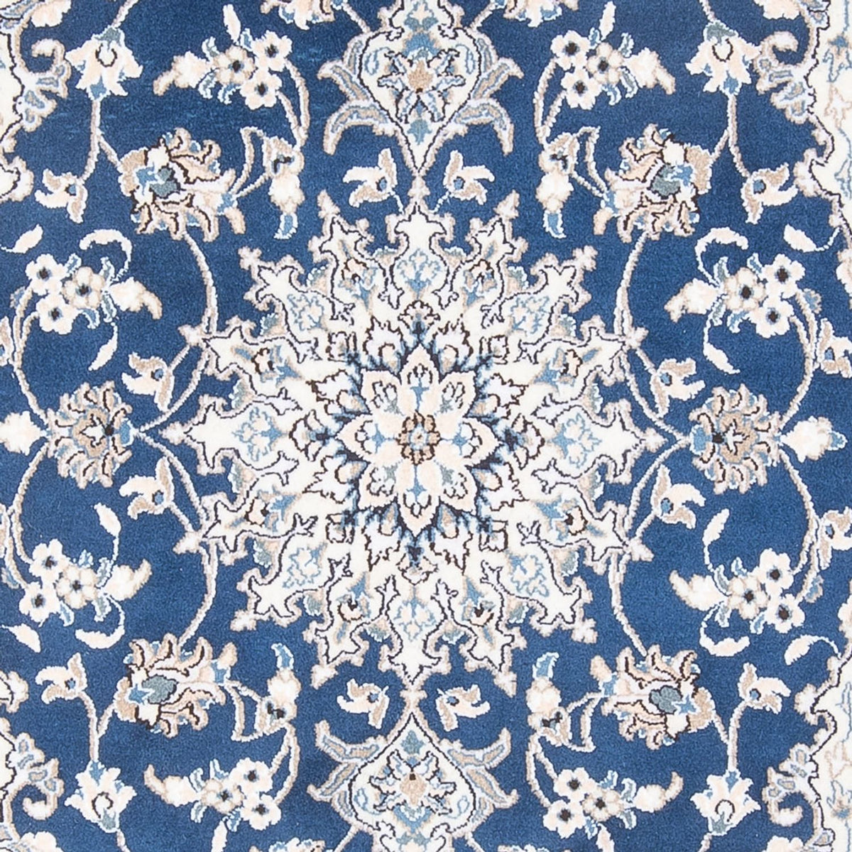 Dywan perski - Nain - Królewski - 196 x 147 cm - ciemny camel