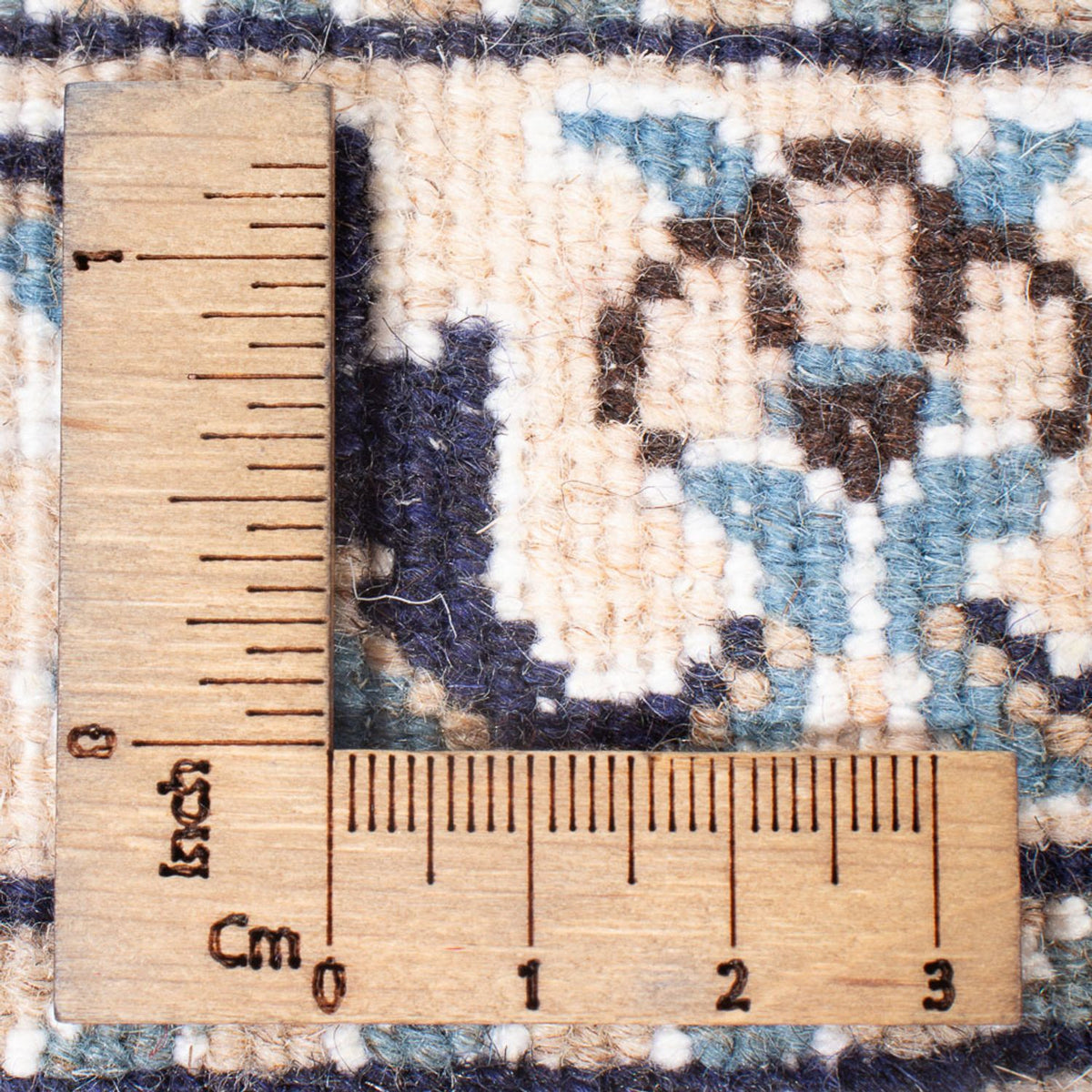 Dywan perski - Nain - Królewski - 196 x 147 cm - ciemny camel