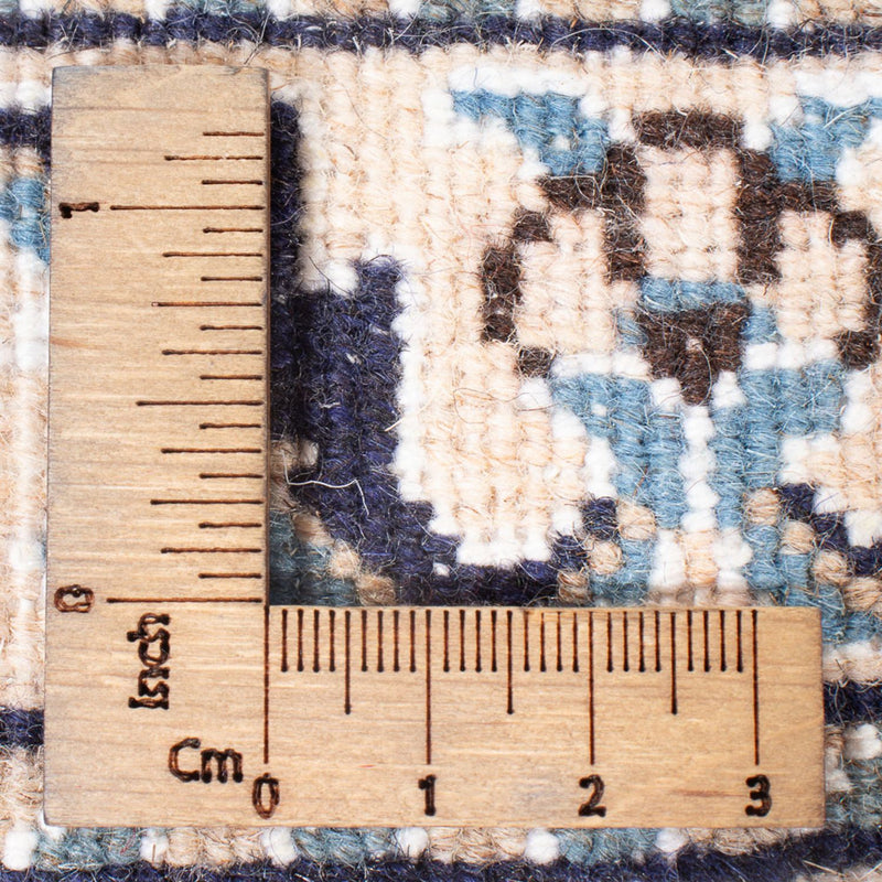 Dywan perski - Nain - Królewski - 196 x 147 cm - ciemny camel