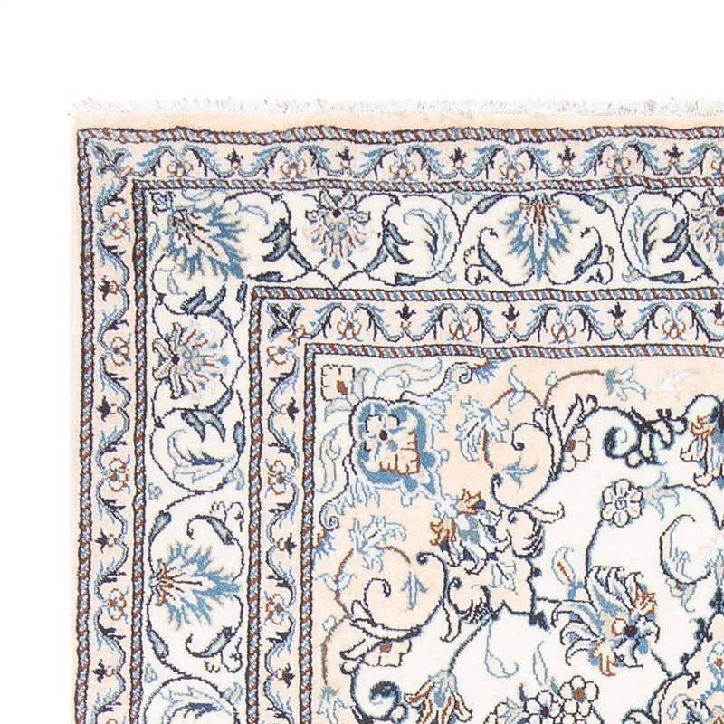 Dywan perski - Nain - Królewski - 210 x 146 cm - kremowy