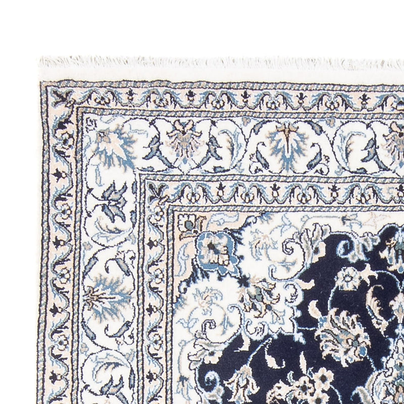 Dywan perski - Nain - Królewski - 208 x 146 cm - ciemnoniebieski